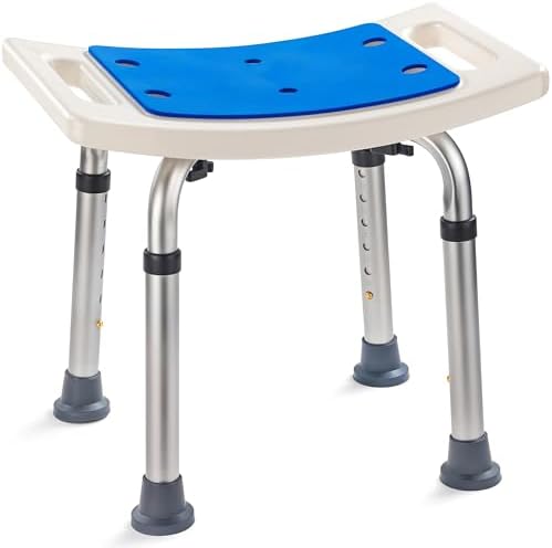 Dr Kays Shower Chair for Inside Shower, Bathroom Seat with Crossbars