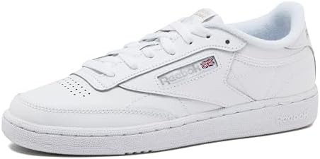 Reebok Club C 85 Mens Tennis Shoes, Casual Fashion White Sneakers for Men