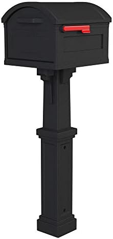 Gibraltar Mailboxes GHC40M01 Grand Haven Decorative Package Mailbox, Mocha