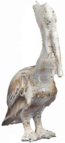 Creative Co-Op Resin Pelican with Distressed White Finish