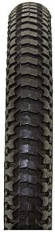 Alta Bicycle Tire Duro 18" x 2.125" Bike Tire All Black, Smooth Trail Tread Style