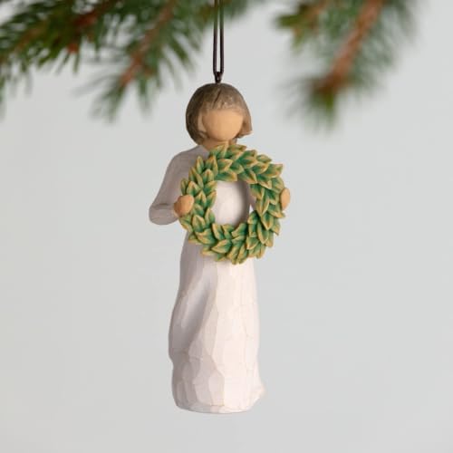 Willow Tree Abundance Hanging Ornament, Sculpted Hand-Painted Figure | Cast from a Susan Lordi Original Carving, Meaningful Gift for Any Occasion, Ready to Hang, Collectible Resin Keepsake