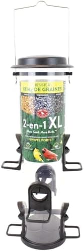 Perky-Pet Wild Bird 4 lb. Plastic Tube Bird Feeder 6 Ports
