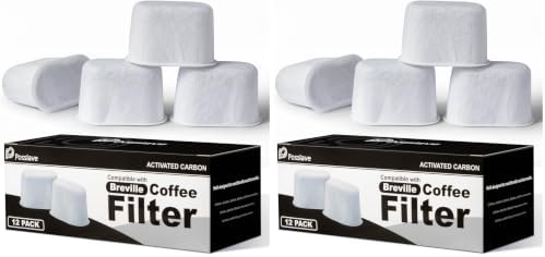 Possiave 12-Pack Water Filters Compatible with Breville BWF100 Machines