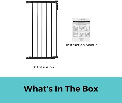 Toddleroo by North States - Deluxe Décor Safety Gate: Hardware Mounted Extra Wide Metal Baby Gate - Adjustable Child Gate - 38.3 to 72 Inches Wide - 30 Inches Tall - Matte Bronze