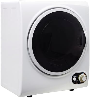 Magic Chef Compact Electric White MCSDRY15W 1.5 cu. ft. Laundry Dryer