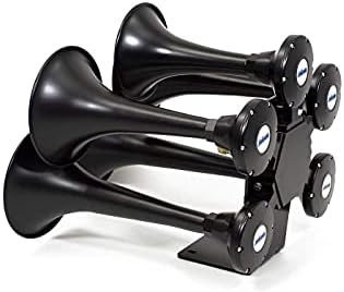HornBlasters Smooth Black 5 Trumpet Katrina Train Horn