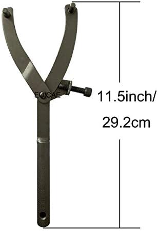 EUICAE Adjustable Wrench Clutch, Stainless Steel, 11.8in Length, Suitable for Different Distances and Sizes