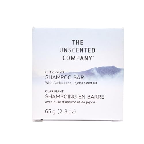 The Unscented Company Clarifying Shampoo Bar, For Fine to Wavy Hair Types, 2.3 oz (65 g)