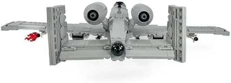 General Jim's A-10 Thunderbolt II Warthog Fighter Jet Building Blocks Set 931 Pieces Cold War Attack Aircraft Model Plane with Opening Cockpit