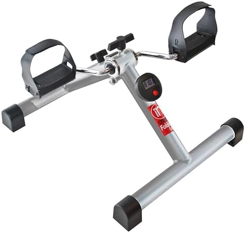 Stamina InStride Cycle XL - Folding Cycle Pedal Exerciser - Fitness Bike with Smart Workout App for Seated Exercise - Foldable Exercise Bike for