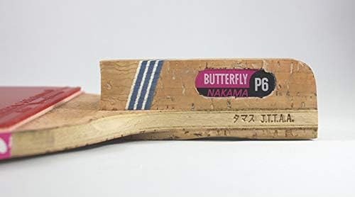 Butterfly Nakama Japanese Penhold Ping Pong Paddle - Recommended for Beginner & Intermediate Level Players - Includes Two Free 40+ Balls