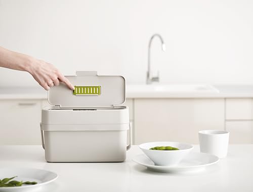 Joseph Joseph Compo Wall Mountable Compost Caddy, 1 Gallon