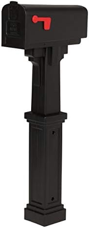 Gibraltar Mailboxes Parsons Medium Capacity Rust-Proof Plastic White, Post-Mount Mailbox, PL10W0201