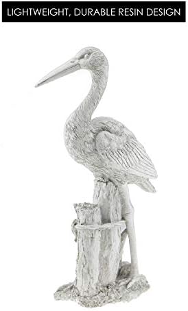 Bird Resin Garden Statue | Outdoor Indoor Figurine Gift Decoration for Home Décor, Patio, Yard, and Garden