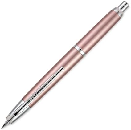 PILOT Vanishing Point Decimo Refillable & Retractable Fountain Pen, Light Blue Barrel with Rhodium Accents, Blue Ink, Extra Fine Nib (65337)