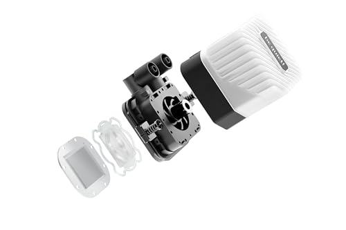 be quiet! Light Loop 360mm White CPU Liquid Cooler for Heavily Overclocked Systems, 3X Light Wings LX 120mm PWM high-Speed White Fan, Stylish ARGB Cooling Block, Extremely high Cooling Performance