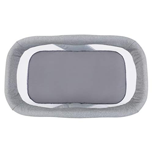 Baby Trend Quick-Fold 2-in-1 Rocking Bassinet, Shadow Stone Gray