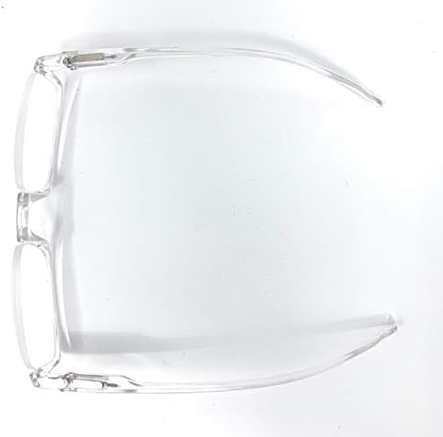 The Parker Rectangle Half Frame Reading Glasses, Unisex Semi Rimless Readers + 1.50 Tortoise