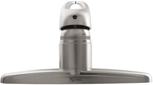 Dura Faucet DF-PK100-SN RV Pull-Out Kitchen Sink Faucet (Satin Nickel) | Corrosion-resistant single-lever build with sprayer. Brushed Satin Nickel. Plated ABS plastic (not metal).