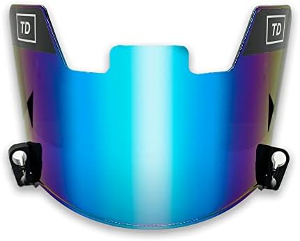 TD Sports Football Visor | Fits Kids, Youth, and Adult Helmets | Eye Protection for Helmet and Facemask