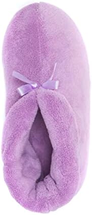 Soft Ones womens Micro Chenille Boot With Satin Bow