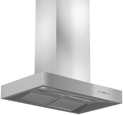 ZLINE 42" Ducted Outdoor Island Mount Range Hood in Stainless Steel (KECOMi-304-42)