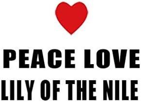Peace Love Lily of The NILE Decal Car Laptop Wall Sticker