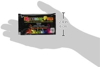 Mystical Fire Color Changing Packets – Colorful Fire Changer Packets 50pk | 50-pack color changing fire packets creates colorful flames in fire