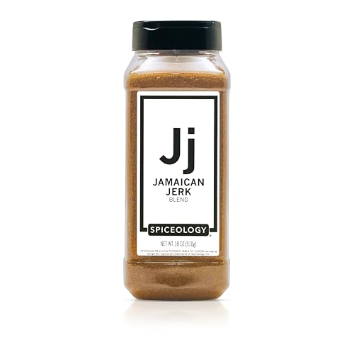 Spiceology Jamaican Jerk Caribbean Rub, 18 oz | BBQ Rubs, Spice Blends and Seasonings
