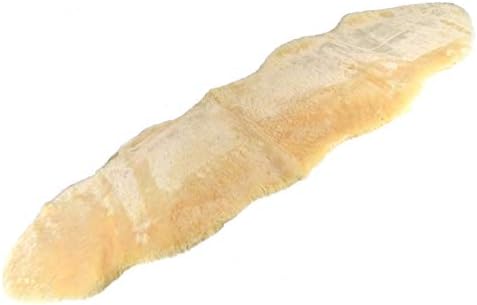 US Sheepskin Medical Sheepskin Rug, Fluffy Rugs 39.5-43.5 in x 24 in Tan | Preventing Bedsores
