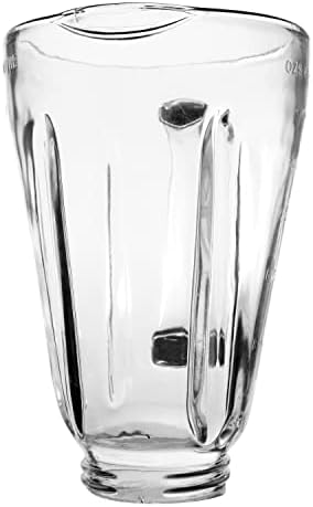Univen 6 Cup Round Glass Blender Jar Compatible with Hamilton Beach Blenders