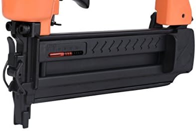 F50Q 18 Gauge Pneumatic Brad Nailer 3/8” to 2” for Cabinet, Trim, Baseboard, Chair Rail, and Finish Work (Needs An Air Compressor)