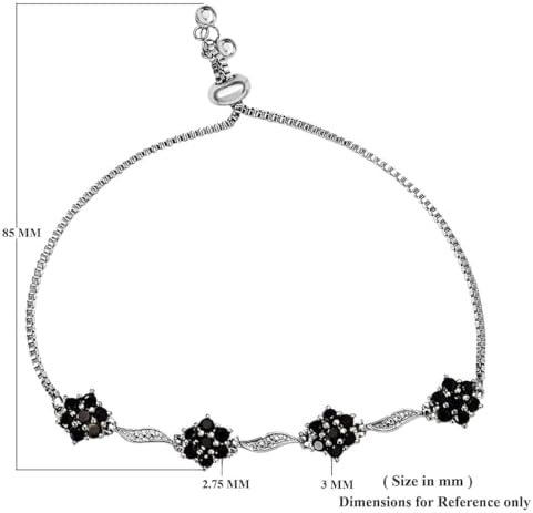SHOP LC DELIVERING JOY Stainless Steel Bolo Bangle Bracelet for Mom Daughter Wife Women - Cute Sparkling Durable Bracelets Bangles Her Craftmanship