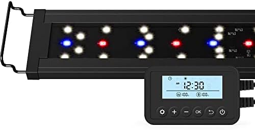 NICREW SkyLED Plus Aquarium Plant Light, Freshwater Fish Tank Light with Ramp Up and Dim Down