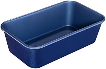 Granitestone Blue Nonstick 9.7in x 5.75in x 2.8in Loaf Pan, Oven Safe up to 500F, Dishwasher Safe