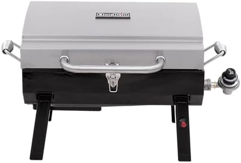 Charbroil 1-Burner Portable Gas Grill, Stainless Steel - 465640214