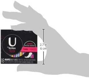 U by Kotex Barely There Liners, Light Absorbency, Unscented