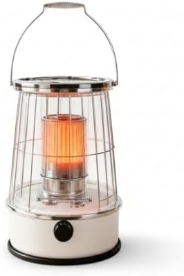 Portable 12000BTU Kerosene Heater, Non-Electric Indoor Outdoor Heater with 6L Tank 30H Burn Time for Garage, Camping, Emergency Heat