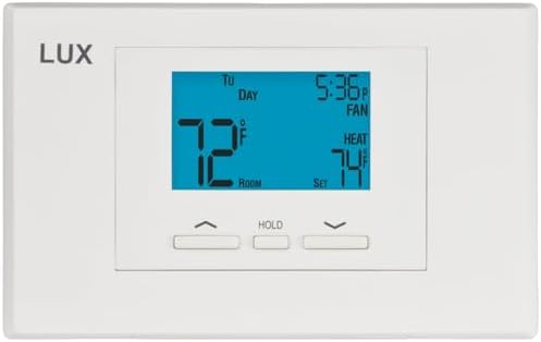 P521U Programmable 5-2 Day Thermostat for Home Use; 2 Heat, 1 Cool
