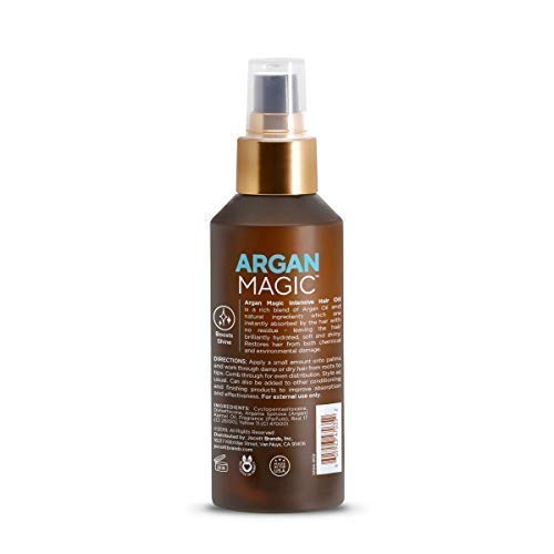 Argan Magic Defining Curl Cream & Hair Cream Oil Combo Pack - Enhances Waves & Curls, Adds Definition | Restores Manageability | Adds Silky