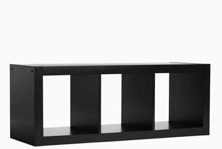 Better Homes and Gardens Versatile 3-Cube Organizer (Black)