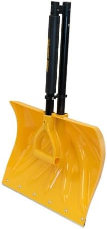 True Temper 18" Poly Folding Snow Shovel, Convenient Storage, Collapsible, Compact for Cars or Camping