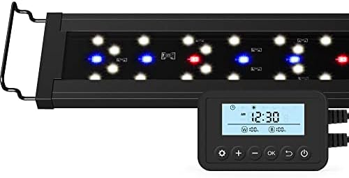 NICREW SkyLED Plus Aquarium Plant Light, Freshwater Fish Tank Light with Ramp Up and Dim Down