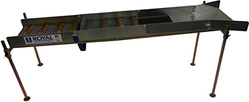 Self-Locking Backpacking Stream Sluice Box Combo with Stand
