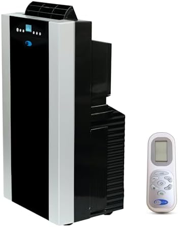 Whynter Portable Air Conditioner 14, 000 BTU Dual Hose 500 Sq Ft ARC-14S | Built In Dehumidifier with Auto Drain, Cool, Dehumidify and Fan Modes