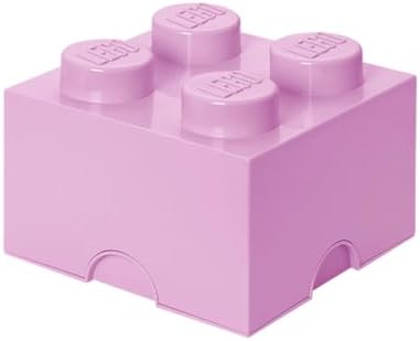 Room Copenhagen LEGO Storage Brick Drawer 4, 9-3/4 x 9-3/4 x 7-1/8 Inches, Bright Yellow (4003) | Stackable Storage Box Storage with Lid Toy Organization Home Decor Office Kids Room