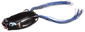 BOOYAH Poppin' Pad Crasher Topwater Bass Fishing Hollow Body Frog Lure with Weedless Hooks