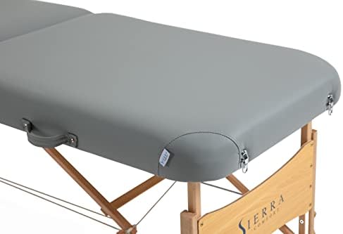 Sierra Comfort Premium Wide Portable Massage Table, SC-600 (Gray)