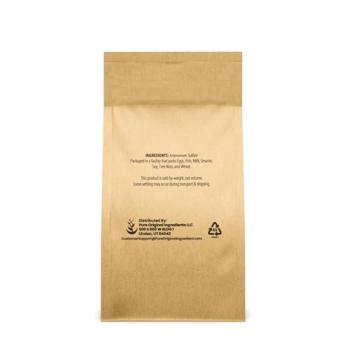 Pure Original Ingredients Ammonium Sulfate (8 oz) Soil Acidifier, Inorganic Sulfate Salt